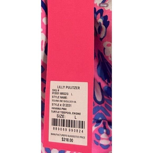Lilly Pulitzer Solana One Shoulder Maxi Dress Size L BRAND NEW W/TAGS! - Picture 8 of 8
